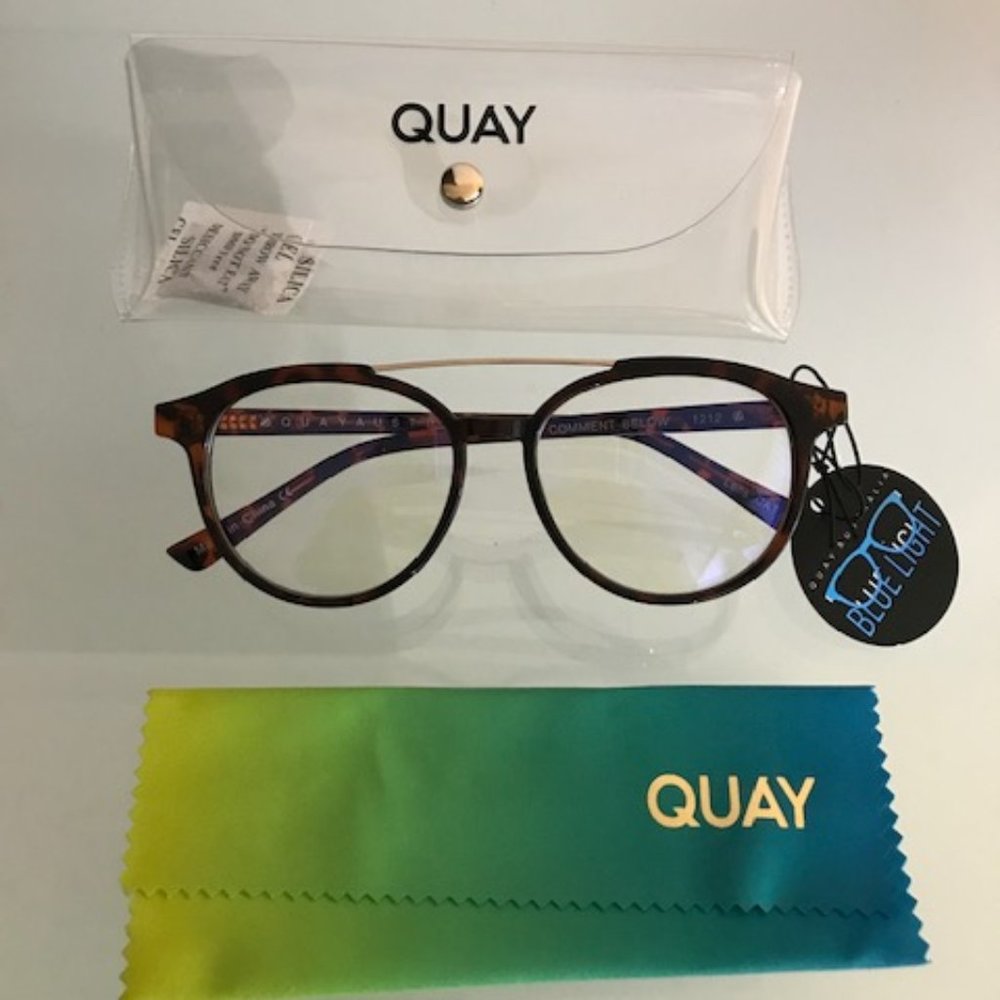 QUAY AUSTRALIA Comment Below Blue Light Glasses